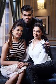 Karan Johar Priyanka Chopra Deepika Padukone Missmalini Koffee With Karan Priyanka Chopra Bollywood Actress