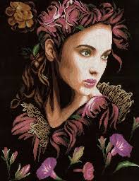 Contemplation Counted Cross Stitch Kit, Lanarte PN-0147004