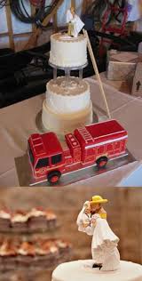 Fire Truck Cakes Http Www Cake Decorating Corner Com Firefighter Wedding Cakes Wedding Cake Toppers Firetruck Cake