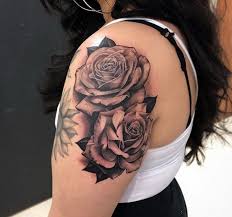 Big Rose Tattoos Designs 2018 2019 With Subtle Color Colour Tattoo For Women Body Tattoo Design Rose Tattoo Design