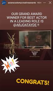 10 most hated scenes of arjo atayde as joaquin in fpj's ang probinsyano Arjo Atayde Wins Best Actor At Asian Academy Creative Awards 2020 Pep Ph