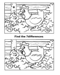 Spot The Difference For Kids Math Preschool Activity Preschool Activities Coloring For Kids