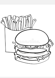 Fun, easy & free to print. Coloring Pages Printable Burger And Fries Coloring Pages