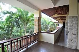 Teras Belakang Surya Kencana Seaside Hotel Pangandaran