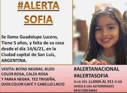 Los investigadores creen que la nena de 5 años desaparecida en san luis está siendo retenida por otra persona mayor de edad. Ao4kfv 2sqfe5m