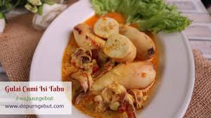 Sep 24, 2020 · kumpulan resep masakan anti gagal dan kekinian. Gulai Cumi Isi Tahu Dapur Ngebut