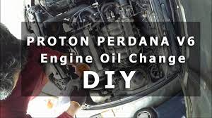 Cara mengganti oli transmisi | how to change transmission oil suzuki ertiga. Engine Oil Change Proton Perdana V6 Tukar Minyak Hitam Engin Kereta Proton Perdana Youtube