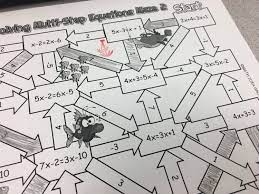 11 Activities To Make Practicing Multi Step Equations Awesome Solving Multi Step Equations Multi Step Equations Equations