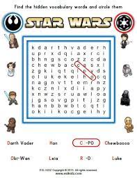 Pin By Eslkidz On Star Wars Activities For Kids Vocabulary Words Star Wars Activities Teacher Pay Teachers