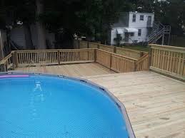 Bi Level Pool Deck Pool Deck Cool Pools Deck