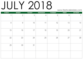 Includes 2018 observances, fun facts & religious holidays: July 2018 Calendar July 2018 Calendar Printable July 2018 Blank Calendar Templates