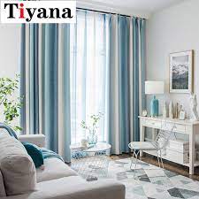 With options for every style — modern, elegant, country — choosing the best for your home will be easy. Modern Nordic Simple Ctton Linen Living Room Curtains Custom Mediterranean Blue Striped Bedroom Curtain Fabric Yarn P109d3 Curtains Aliexpress