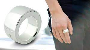 With Bluetooth Ring Control Your World With A Finger Twirl Smart Ring Wearable Device Gadgets Technology Awesome