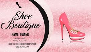 Boutique themed business cards for specialty boutiques and other types of boutique businesses. Shoe Boutique Business Card Template Postermywall