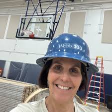 Big things are happening in Les Perry Gym! 🏀⚡️ The wooden floor is ready  for installation, and we can't wait to cheer