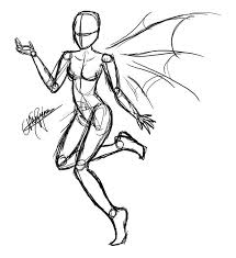 Fairy Sketch By Myriie Fairy Sketch Fairy Coloring Book Fairy Drawings