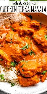 Rich And Creamy Chicken Tikka Masala Chicken Tikka Masala Recipes Masala Recipe Tikka Masala Recipe