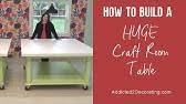 Pottery barn hacks are a lifesaver for your wallet. How To Diy Craft Table With Storage On A Budget Pottery Barn Knock Off Youtube