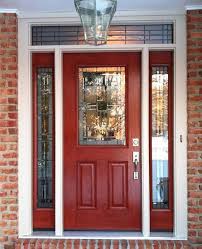 Doors Vinyl Front Door With Single Sidelights For Traditional House From Ideal Home With The Fro Painted Front Doors Front Door Paint Colors Front Door Design