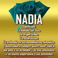 Las Mejores 13 Ideas De Imagenes Q Digan Nadia Significados De Los Nombres Feliz Cumpleanos Gloria Feliz Cumpleanos Gaby