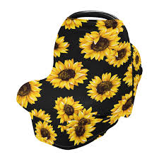 Adopt pu leather edge technology, evenly route and strong line sense.3. Amazon Com Nursing Cover Breastfeeding Scarf Sunflower Baby Car Seat Covers Stroller Cover Carseat Canopy N6 Baby