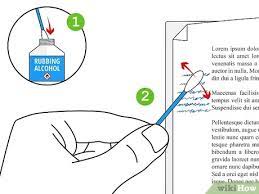 Use the finest sandpaper you can buy and gently rub the paper and the ink and paper will be removed. 3 Ways To Erase Ink From A Paper Wikihow