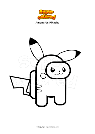 Anthracite is a type of coal that is used to fuel power stations in the process of generating electricity. Coloring Page Among Us Pikachu Supercolored Com