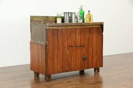 copper primitive antique pub bar sink