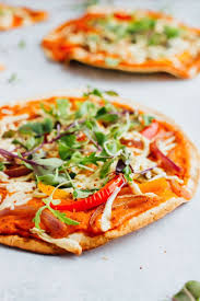 Tortilla Pizzas With Hummus Eating Bird Food Recipe Pizza Recipes Homemade Healthy Snacks Recipes Healthy Pizza Recipes