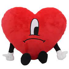 Amazon.com: okidg 10inch Verano Heart Plush Figure Toy Soft Stuffed Bunny  Heart Doll Cute Red Heart Pillow Birthday Gift Home Decoration : Toys &  Games