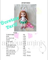 Merhabalar Kahvekokuluorgulerimiz Etkinlifinin Son Tarifi Olan Zeynep Bebek Tarifi Ile Karsinizdayim Etkinlikte Crochet Doll Pattern Doll Pattern Amigurumi