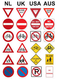 Road Signs For Cycling In The Netherlands Traffic Signs And Meanings Traffic Signs Road Signs