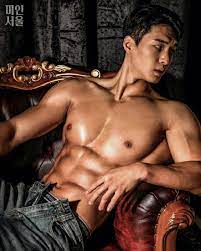 韩国健美健身男模肌肉帅哥写真韩国肌肉宝宝