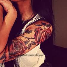 Different colors also hold different meanings. Rose Sleeve Tattoos With Quotes Quotesgram