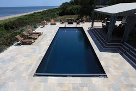 Rectangle shape fiberglass swimming pools. Rectangle Fiberglass Pool And Spa Miller Place Pool New York By Swim King Pools Houzz