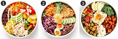 Between the quinoa and the edamame, this hearty bowl packs plenty of protein. Build Your Own Healthy Nourish Bowl Maple Mango