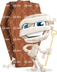 Maybe you would like to learn more about one of these? Little Mummy Kid Cartoon Vector Character 112 Illustrations With A Coffin Graphicmama