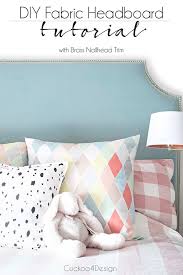 For full directions download pdf. Diy Fabric Headboard With Nailhead Trim Cuckoo4design