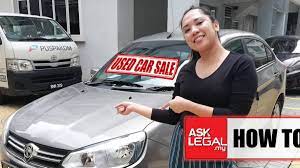 We deal with second hand motorbikes & car in thailand. How To Sell A Car On Your Own In Malaysia Asklegal My