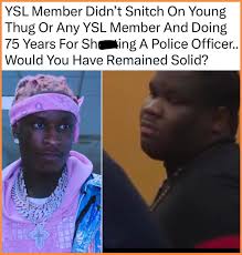 YSL Member Sentenced To 75 Years For Shooting At A Police Officer..