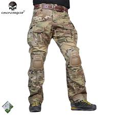 Men Camouflage Hunting Pants Emersongear G3 Multicam