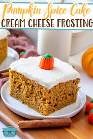 Pumpkin Spice Cake With Cream Cheese Frosting Recipe In 2020 Coconut Cake Recipe Pumpkin Cake Easy Cake