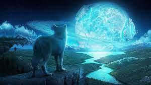 Maybe you would like to learn more about one of these? Wolf In A Fantasy World Ultra Hd 4k Wallpaper Wolf Background Wolf Wallpaper Fantasy Wolf
