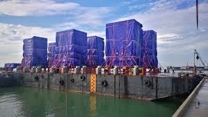Tenaga nasional berhad's new 2 x 1000 mw coal fired power station gets a 160 m high chimney with pennguard lined steel flues. Megalift Malaysia Transports Oversized Heavy Power Plant Cargoes Xlprojects Net