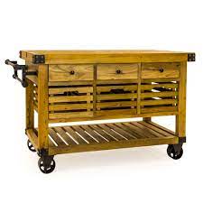 All our island bases come with two dovetail jointed drawers and 2 sturdy slated wood shelves. Reclaimed Elm Kitchen Island Unit With Cast Iron Detailing Portable Kitchen Island