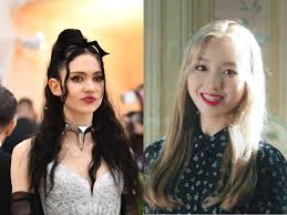 Her art is influenced by japanese anime, manga, and comic artists such as charles burns and daniel clowes. Grimes Baby X Ae A Xii S Godmother Is K Pop Idol Gowon Of Loona