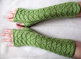 Fingerless Gloves Wrist Warmers Olive Green Cabled By Initasworks Wrist Warmers Arm Warmers Fingerless