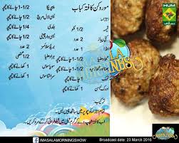 Moroccan Kafta Kabab Recipe In Urdu By Shireenanwar Cooking Recipes In Urdu Ramadan Recipes Urdu Recipe
