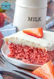 Prepare, bake and cool according to package directions. Easy Fresh Strawberry Cake Video The Country Cook