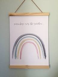 Regenbogen Poster Din A3 Kids Rainbow Kids Poster Room Posters